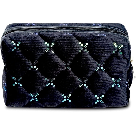 Handbags - Cute black cosmetic ,pencil or travel bag